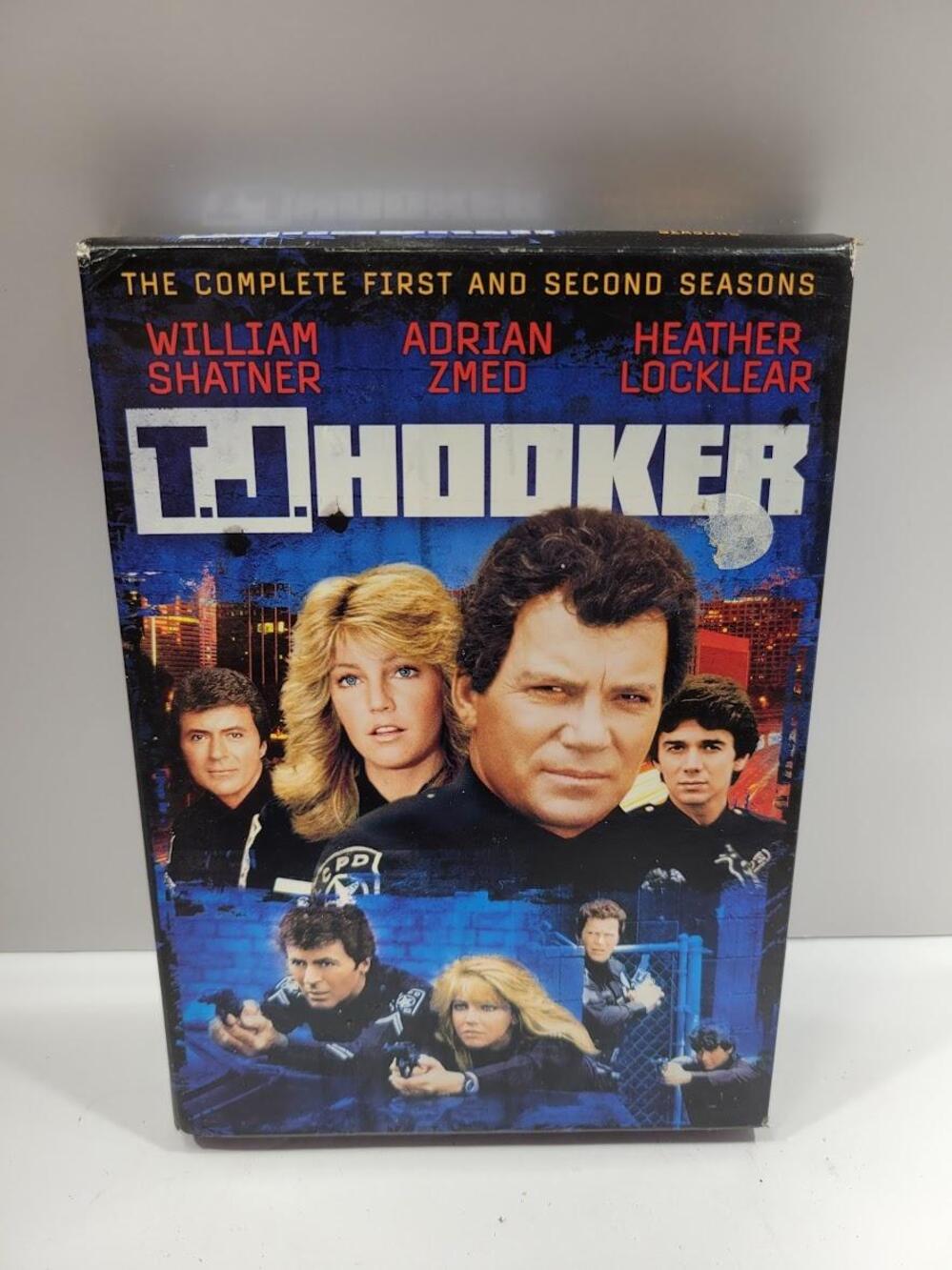 T.J. Hooker Seasons 1 & 2 DVD Box Set TV Crime Drama Shatner Locklear NTSC
